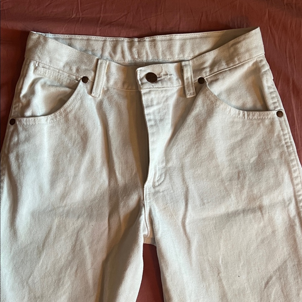 3 White Wrangler Jeans size 14 reg x 2 and 16 reg - Picture 2 of 8